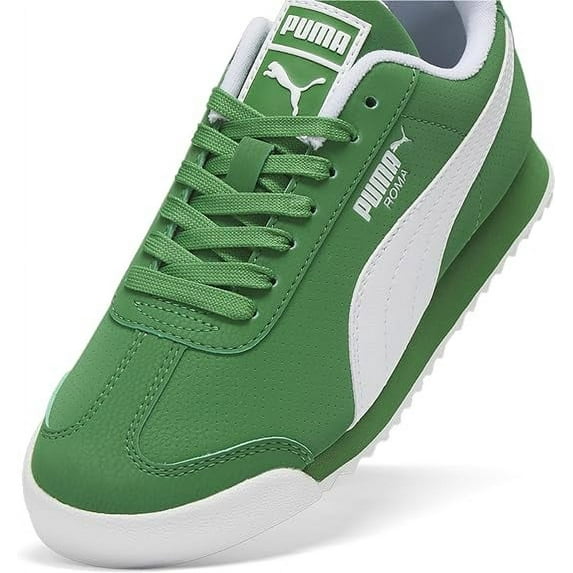 Big Kid's Puma Roma Reversed Archive Green-Puma White (398299 04) - 5.5