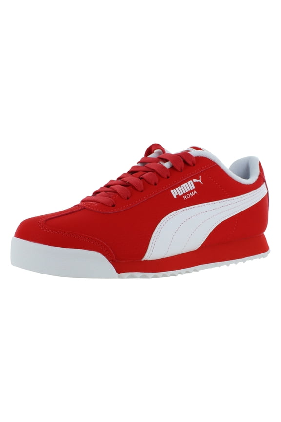 Roma Reversed GS Boys Shoes Size 5, Color: For All Time Red/Puma White