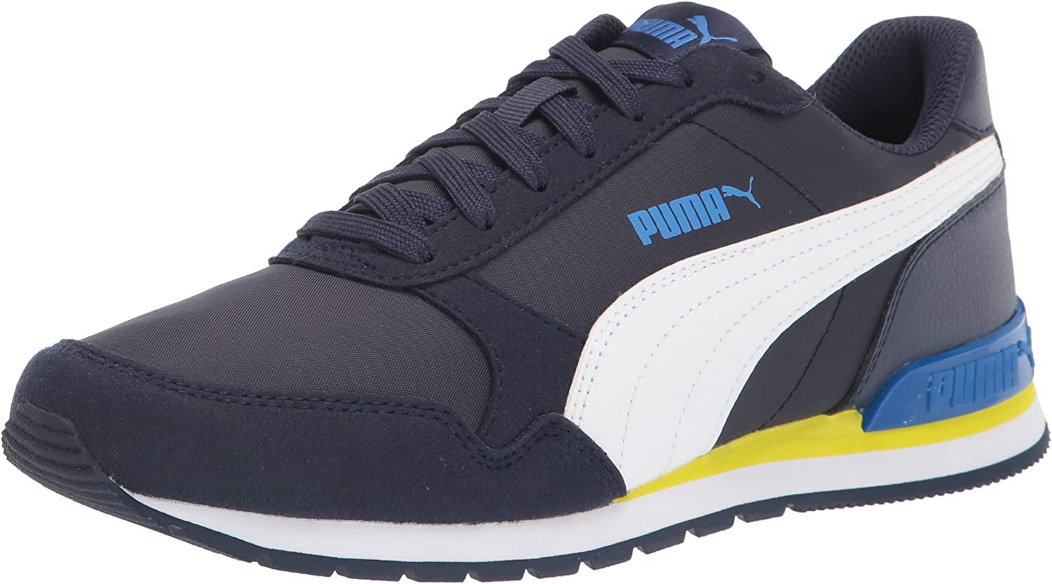 Big Kid s Puma ST Runner v2 NL Jr Peacoat White Nebulas Blue 365293 35 6