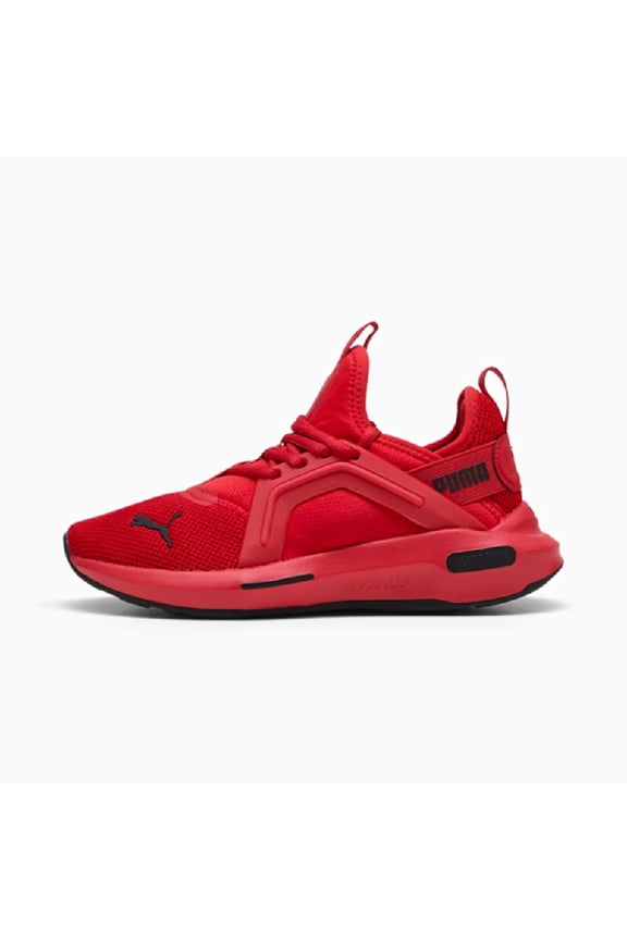 Big Kid's Puma Softride Enzo 5 Jr For All Time Red-Puma Black (401510 02) - 6
