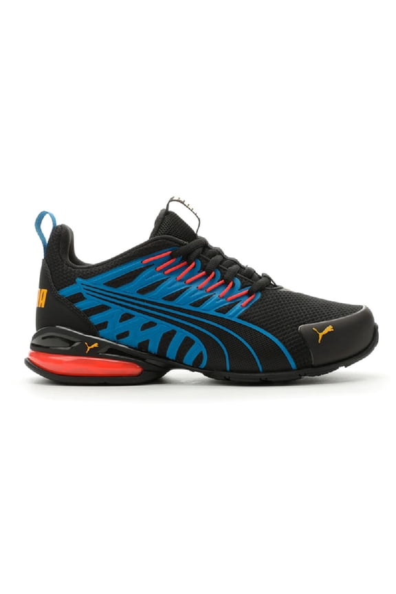 Big Kid's Puma Voltaic Evo JR Pblack-Saffron-Future Blue (311029 01) - 6.5