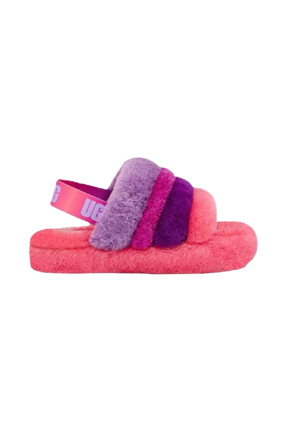 Big Kid's and Little Kid's UGG Fluff Yeah Slide Pk Purp (1120075K-PPRB) - 2