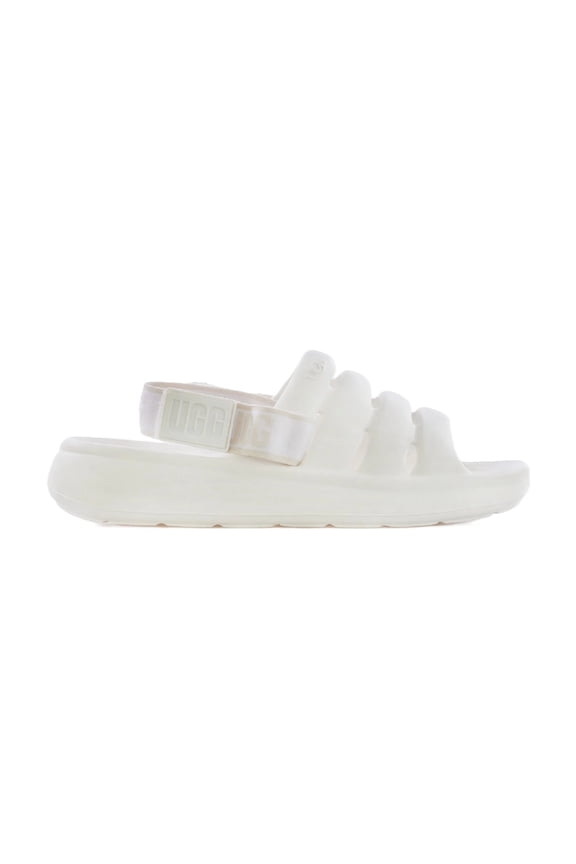 Big Kid's and Little Kid's UGG Sport Yeah Slide White (1129050K-BRWH) - 13