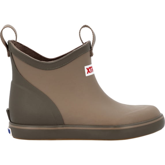 Big Kids Ankle Deck Boot, Earth Brown, Size 7(M)