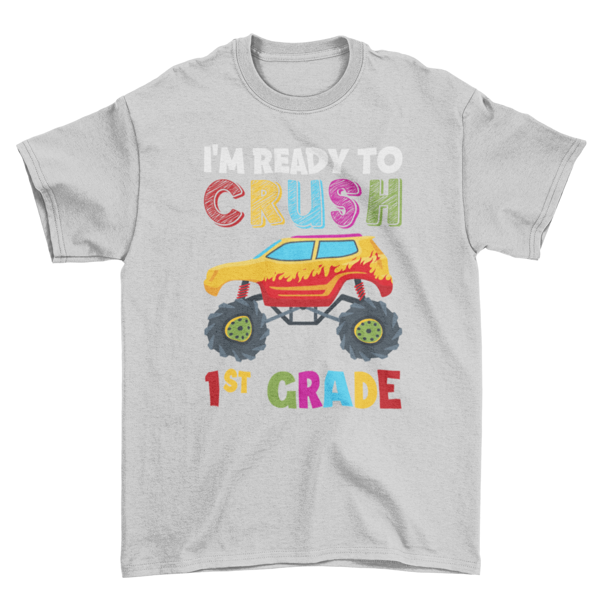 Kids I Crushed School Grey Tees main image 1