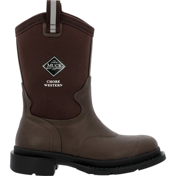 Big Kids' Chore Western Boot, Brown, Size 6(M)