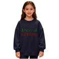 thumbnail image 1 of Big Kids' Christmas Sweatshirt Boys Girls Merry Christmas Tree Printed Crew Neck Pullover Long Sleeve Top, Festive Wear 2-14Y, 1 of 6