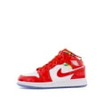 thumbnail image 1 of Big Kids Jordan 1 Mid SE "Barcelona Red Patent" Chile Rd/Wht-Pollen (DC7248 600) - 4, 1 of 4