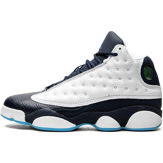 Big Kids Jordan 13 Retro Obsidian White/Dk Powder Blue-Multi DJ3003 144 5 Big Kid