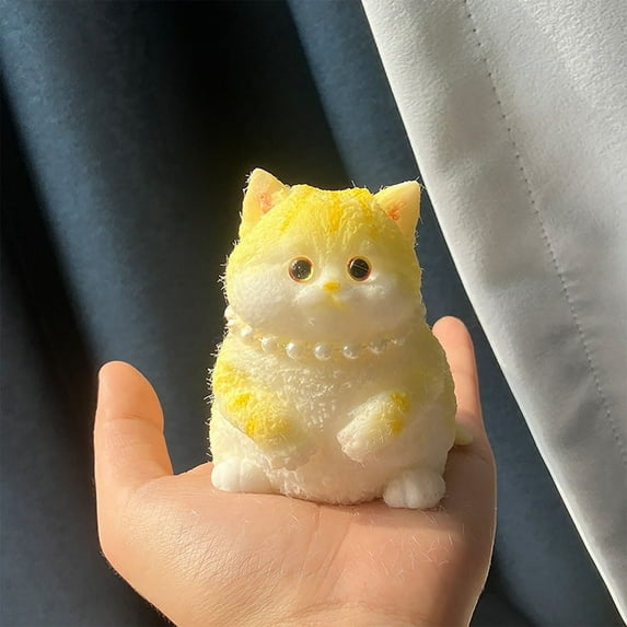 Big Kitty Soft Toys, Cute Super Soft Stress Relief Sensory Toys, Christmas Gifts for Kitty Lovers, Funny Cat Plush, Anxiety Relief Fidget Toy, Large Decorative Stuffed Animal