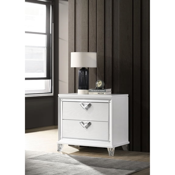 Big LED Lit Mirror / Bedroom Space Enhancement / Functional Nightstand