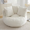 thumbnail image 1 of Big Lazy Sofa Chair for Adults and Kids, Corduroy Oversized Bean Bag Couch with Filling, Soft High Back Floor Lounge Sofa for Living Room, Bedroom, Gaming Corner, 1 of 8