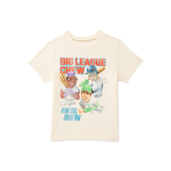 Big League Chew Boys Graphic Tee with Short Sleeves, Sizes 4-18