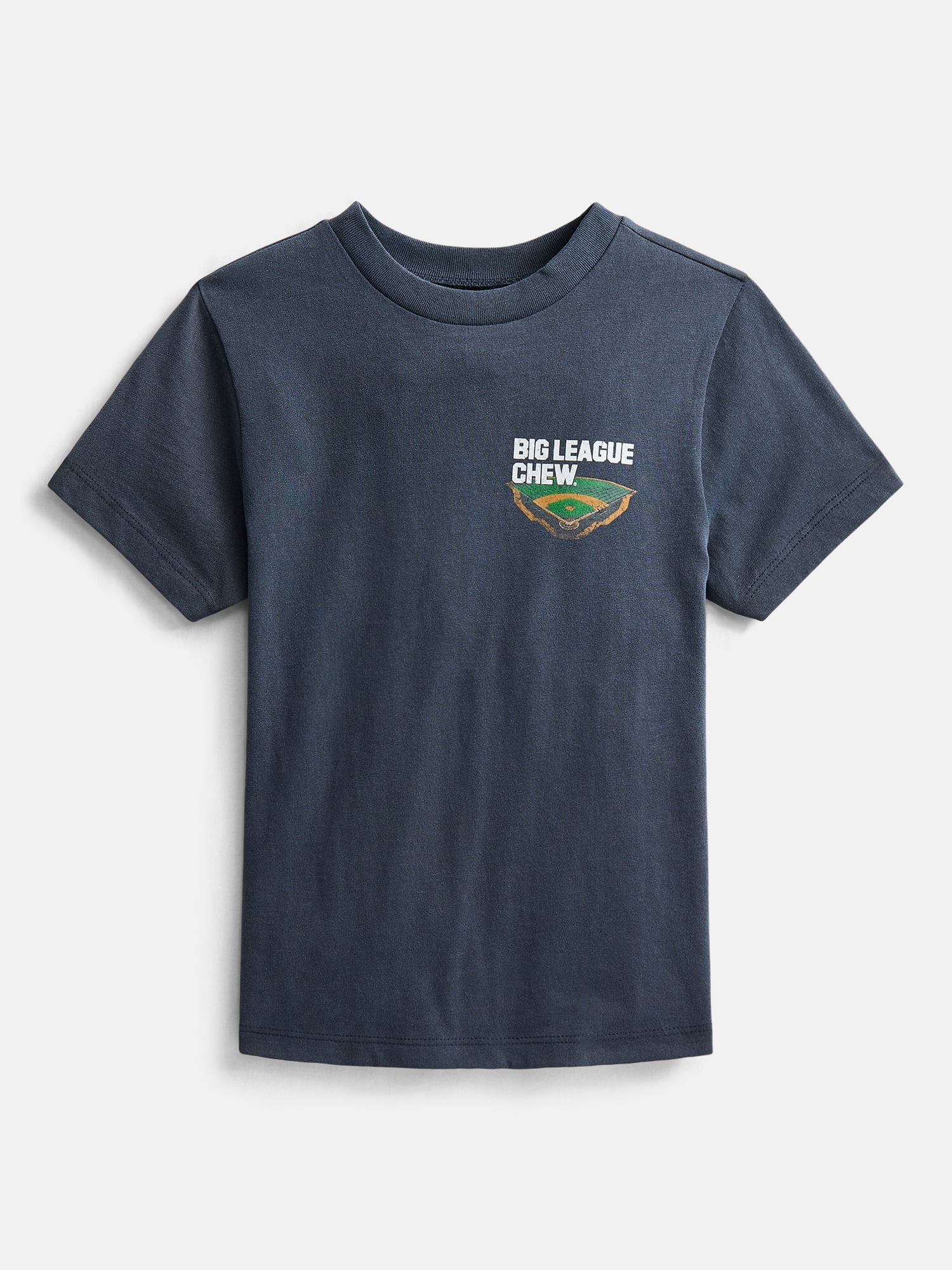 Big League Chew Boys' Front Back Graphic Tee with Short Sleeves, Sizes 4-18