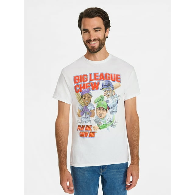 Big League Chew Men's & Big Men's Graphic Tee Shirt, Sizes S-3XL