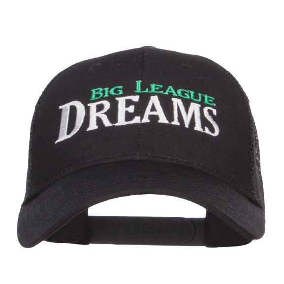 Big League Dreams Embroidered Trucker Cap - Black OSFM
