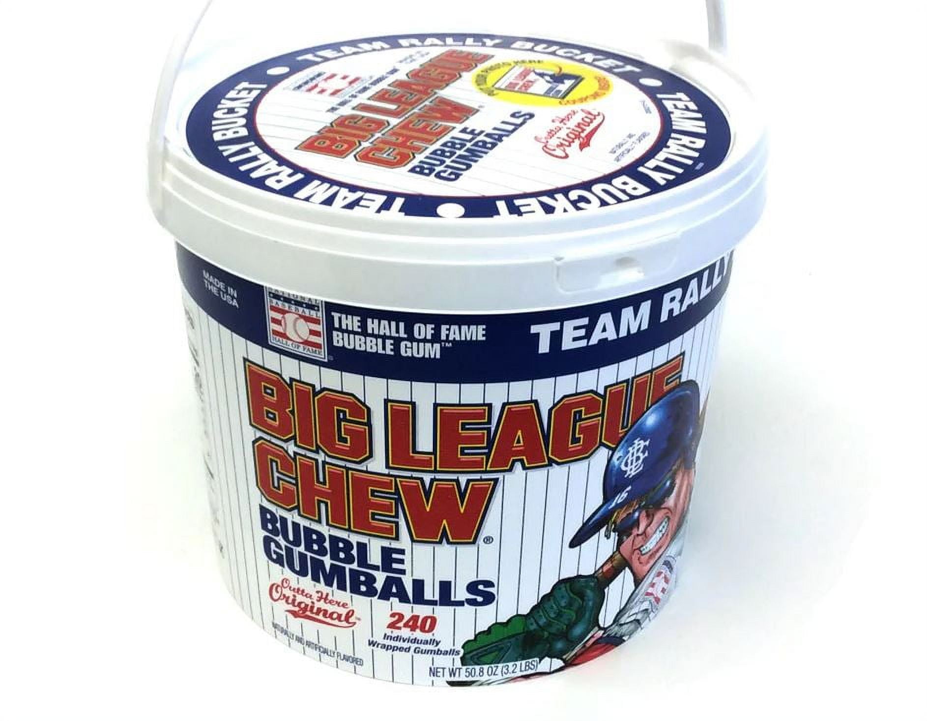 Big League Team Rally Bucket 240 Individually Wrapped Gumballs Net Wt. 50.8 oz - Pack Of 1