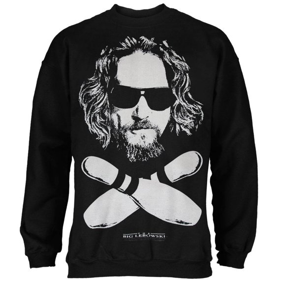 Big Lebowski - Dude Pins Crew Neck Sweatshirt