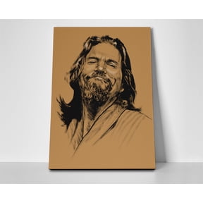 Big Lebowski Dude Poster or Wrapped Canvas