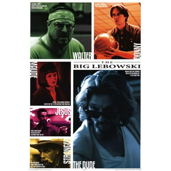 Big Lebowski - Grid Poster Print (24 x 36)