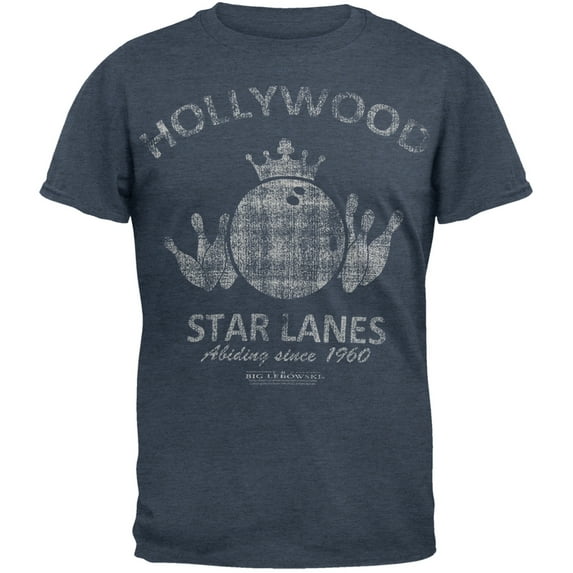 Big Lebowski - Hollywood Star Lanes Soft T-Shirt - Small