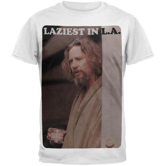 Big Lebowski - Laziest In La T-Shirt - X-Large