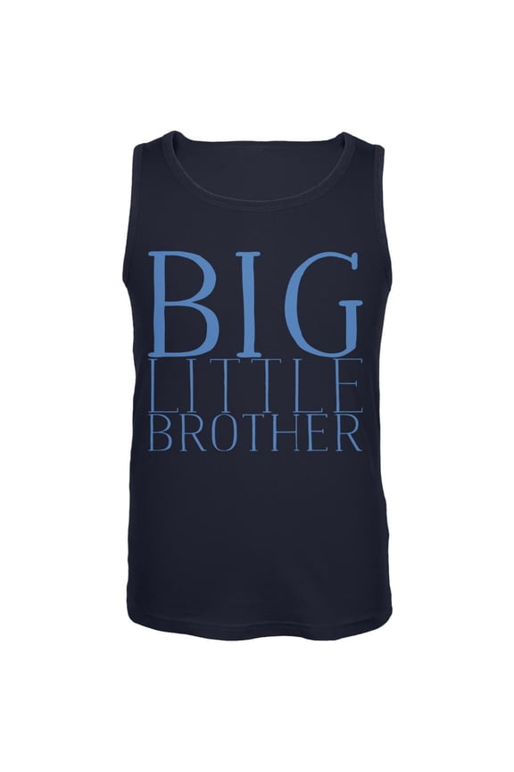Big Little Brother Mens Tank Top Navy LG