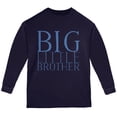 thumbnail image 1 of Big Little Brother Youth Long Sleeve T Shirt Navy YXL, 1 of 1