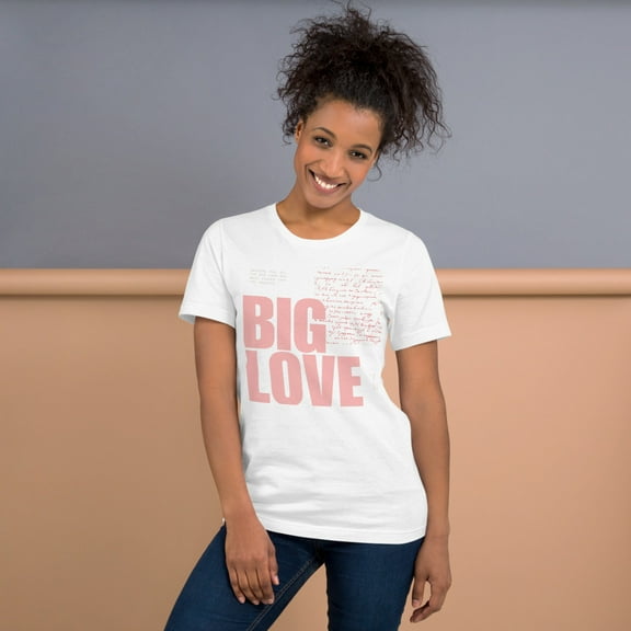 Big Love Unisex t-shirt (White, XL)