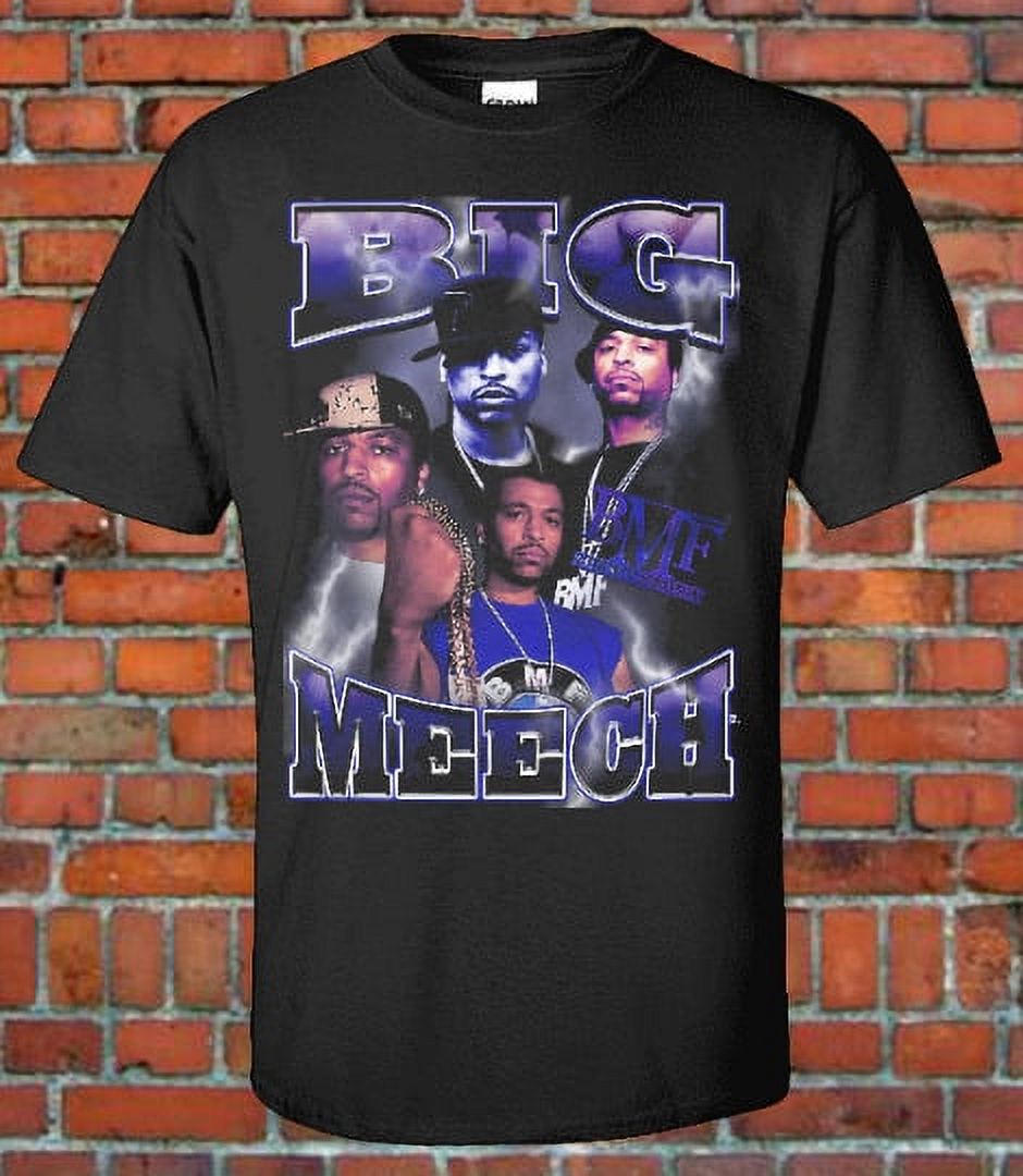 Big MEECH 90s Vintage Style Bootleg Rap Tee BMF Hip Hop ATL Detroit ...