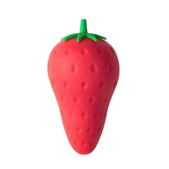 Big Mac Fruit Carrot Eraser, Cute Eraser Clean and Traceless, Student Chip Rubber Creative Stationery, Stationery Paper and Envelopes Set Cute (Red/Strawberry) 2.56Inches