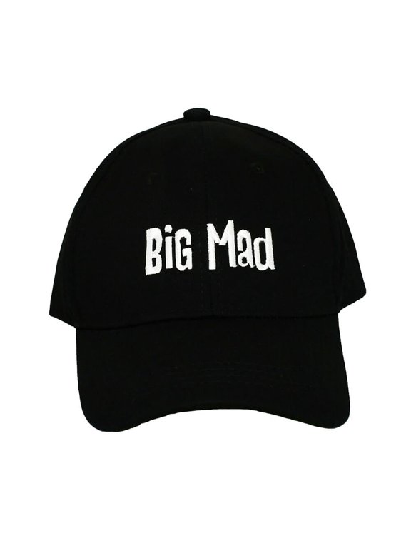 Big Mad Black Embroidered Baseball Cap