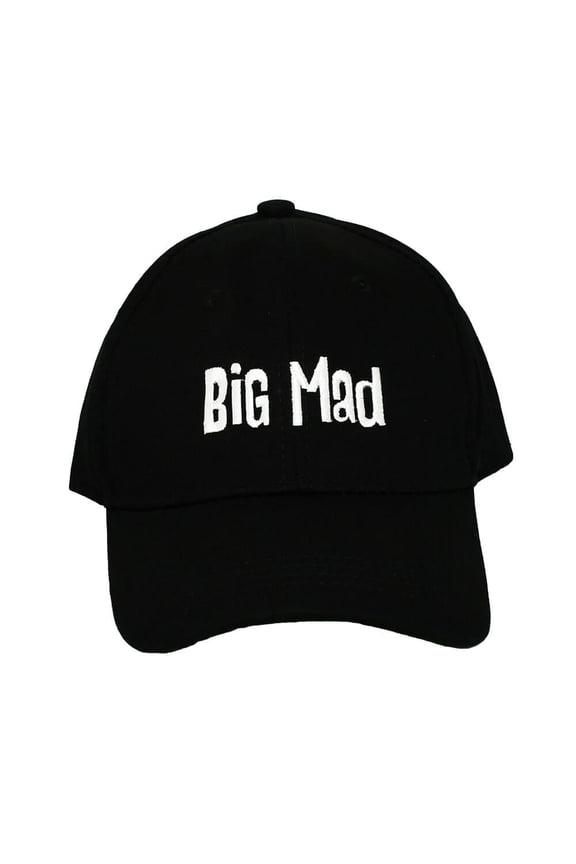 Big Mad Black Embroidered Baseball Cap