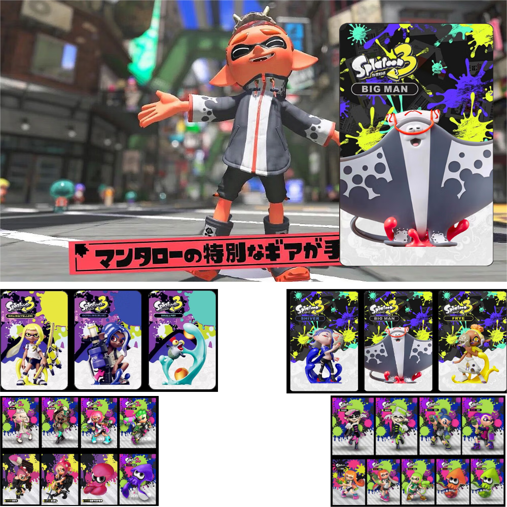 Figurine Nintendo Amiibo Splatoon New Squid