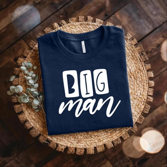Big Man Little Man Set β Dad and Baby Shirt Bodysuit Set β Father Son Outfit β First Fatherβs Day β Daddy and Me Clothes, F5984 All Size S-5Xl