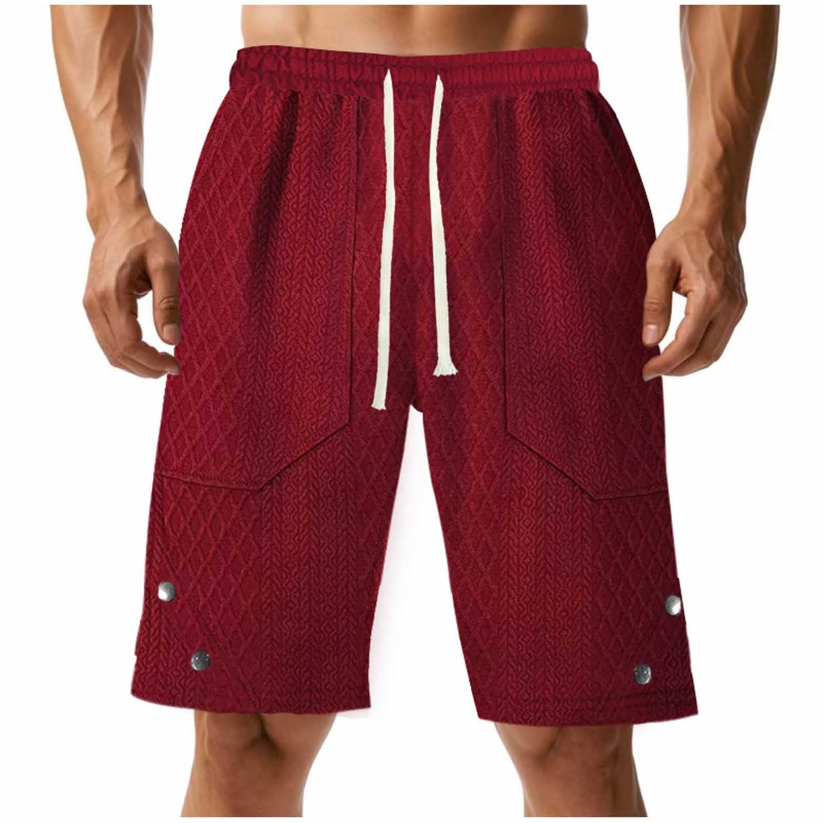 Big Men Shorts Cargo Shorts Zipper Pockets Men Men's Linen Shorts Mens ...