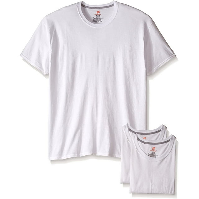 Big Men's 3 Pack Comfortblend White Crew T-Shirt