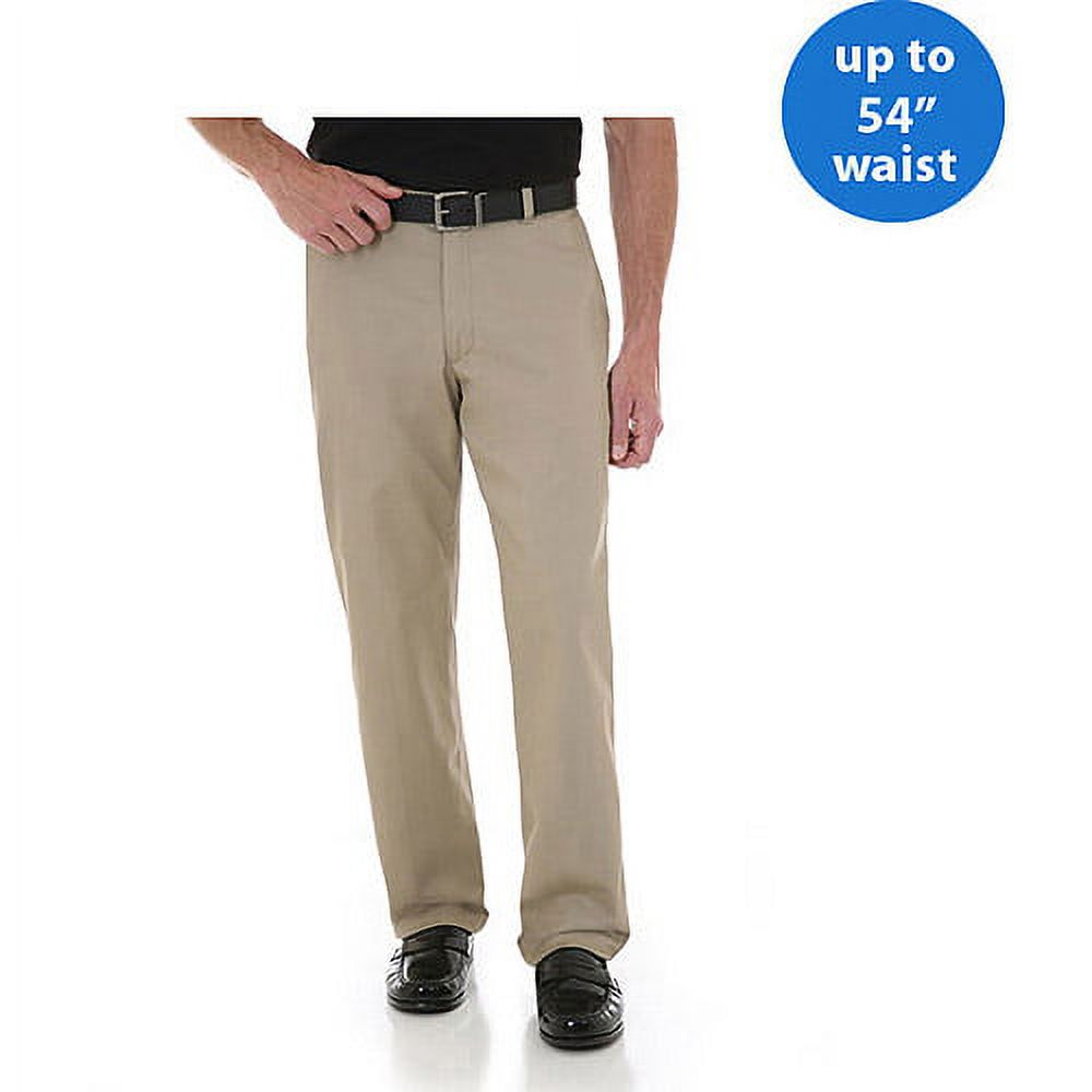 Big Men's Advanced Comfort Flat Front Pants - image 1 of 3
