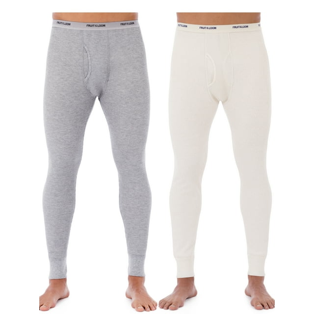 Big Men's Classic Bottom Thermal Underwear for Men, Value 2 Pack (2 Pants)