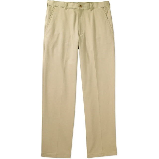 Big Men's Flat Front Wrinkle Resistant Pants