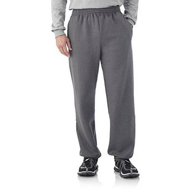 Big Men's Fleece Elastic Bottom Pants - Walmart.com