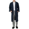 Big Men's Knit Waffle Robe, Size 2XL/3XL