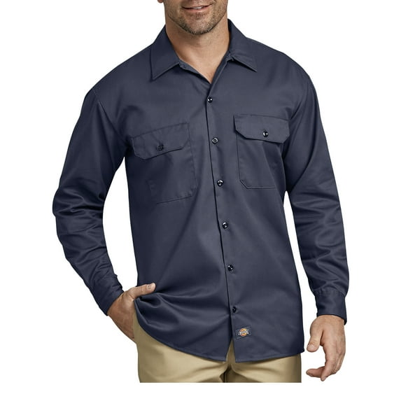 Big Men's Long Sleeve Twill Work Shirt