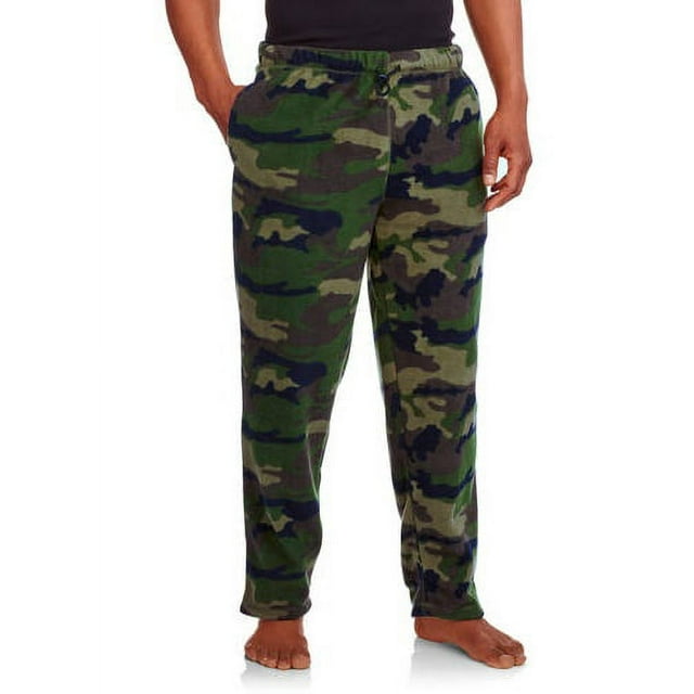 Big Men's Micro Fleece Sleep Pants with Bungy Cord - Walmart.com