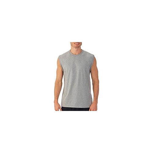 Big Men's Muscle T-Shirt with Rib Trim