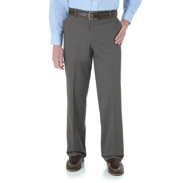 Big Men's No Iron Flat Front Casual Pant