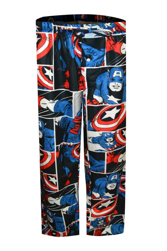 Big Men's Poly Pants Captain America Retro Wild
