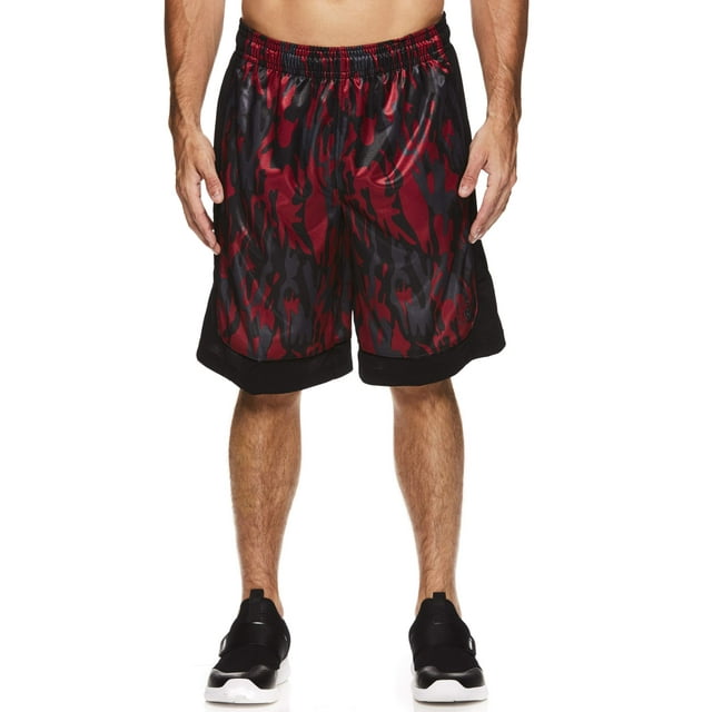 MAN Tab Camo Basketball Mesh shorts