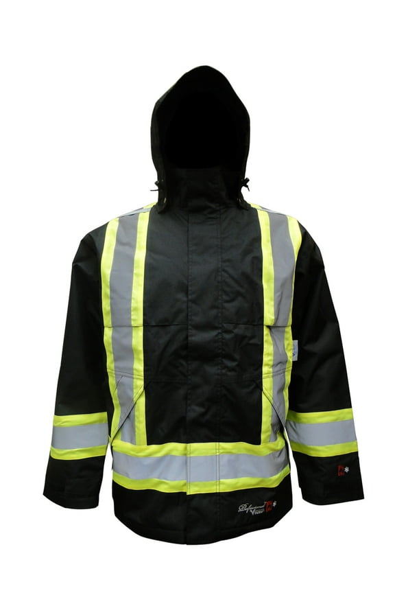 Big Men's Professional Freezer Insulated Journeyman 300D Trilobal Rip-Stop Jacket