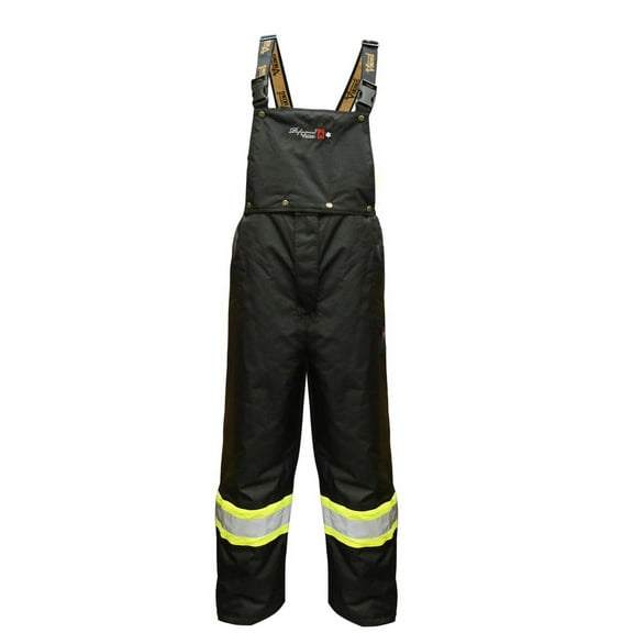 Big Men's Professional Insulated Journeyman 300D Trilobal Rip-stop FR Rain Detachable Bib Pants